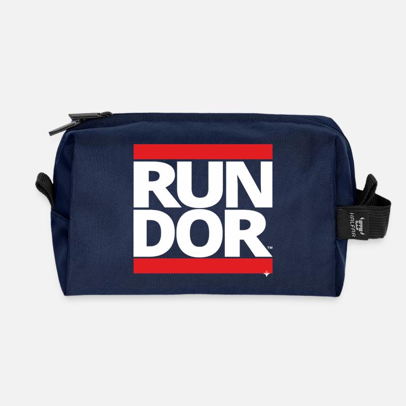 run - Recycelte Kulturtasche - Navy