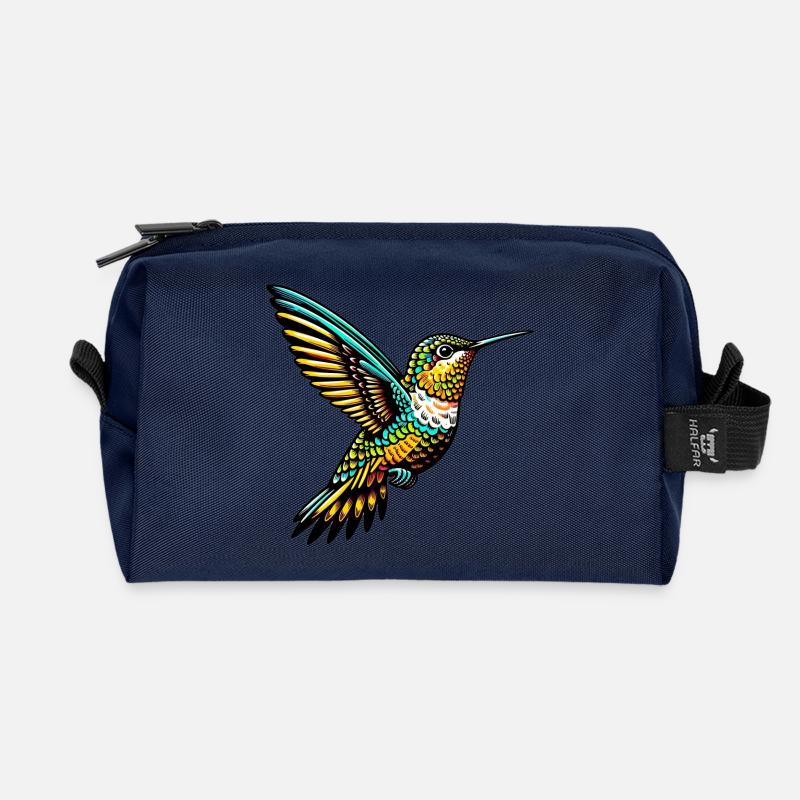 Colibri - Trousse de toilette en tissu recyclé - marine