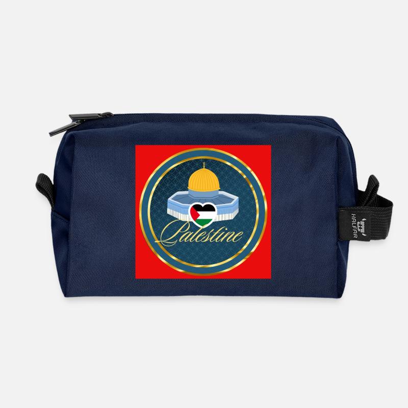 Palästina - Recycelte Kulturtasche - Navy