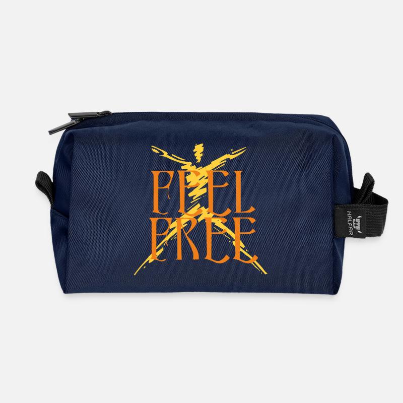 feel_free - Recycled Toiletry Zip Bag - navy