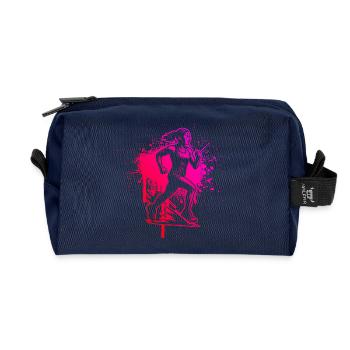Running Love Look Clear pour la course - Trousse de toilette en tissu recyclé - marine - Devant