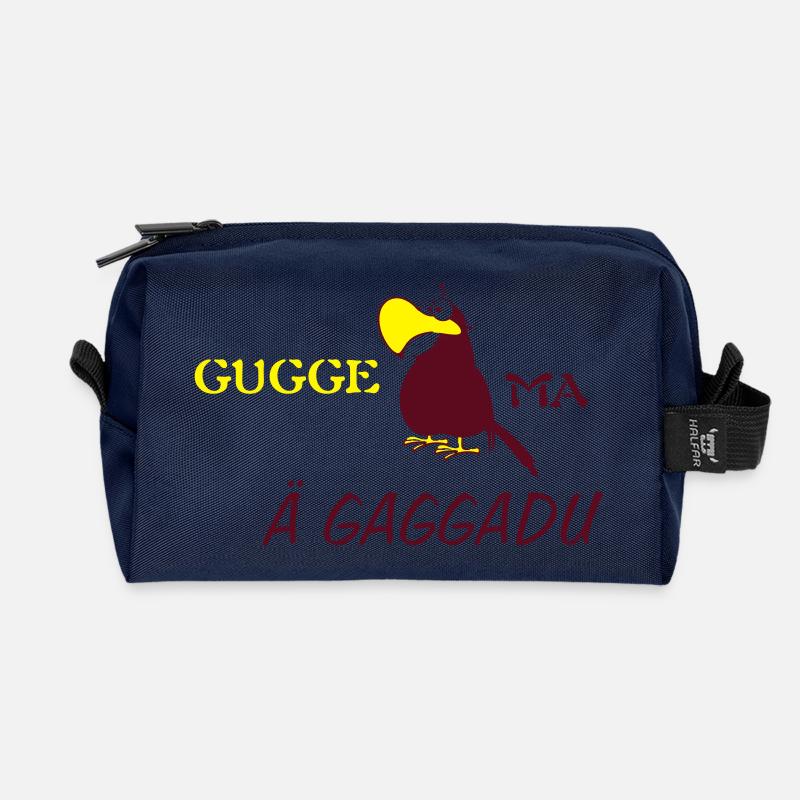 Kakadu - Recycelte Kulturtasche - Navy