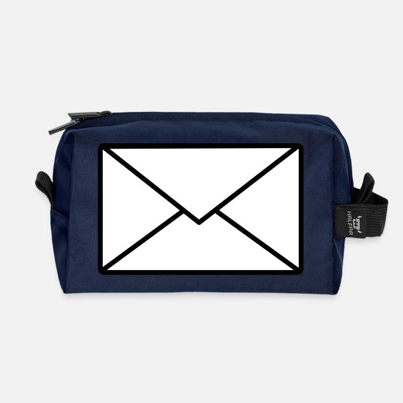 Brief - Recycelte Kulturtasche - Navy