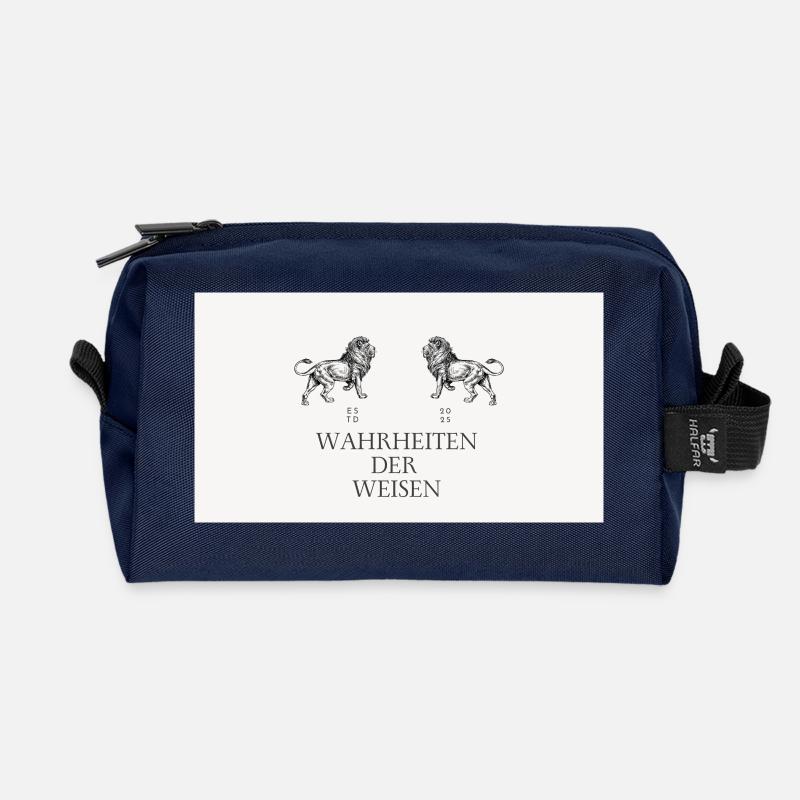 WahrheitderWeisen - Recycelte Kulturtasche - Navy