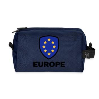 Le drapeau européen Union - Trousse de toilette en tissu recyclé - marine - Devant