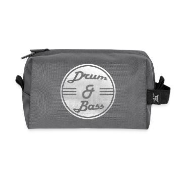 Drum & Bass - Trousse de toilette en tissu recyclé - anthracite - Devant