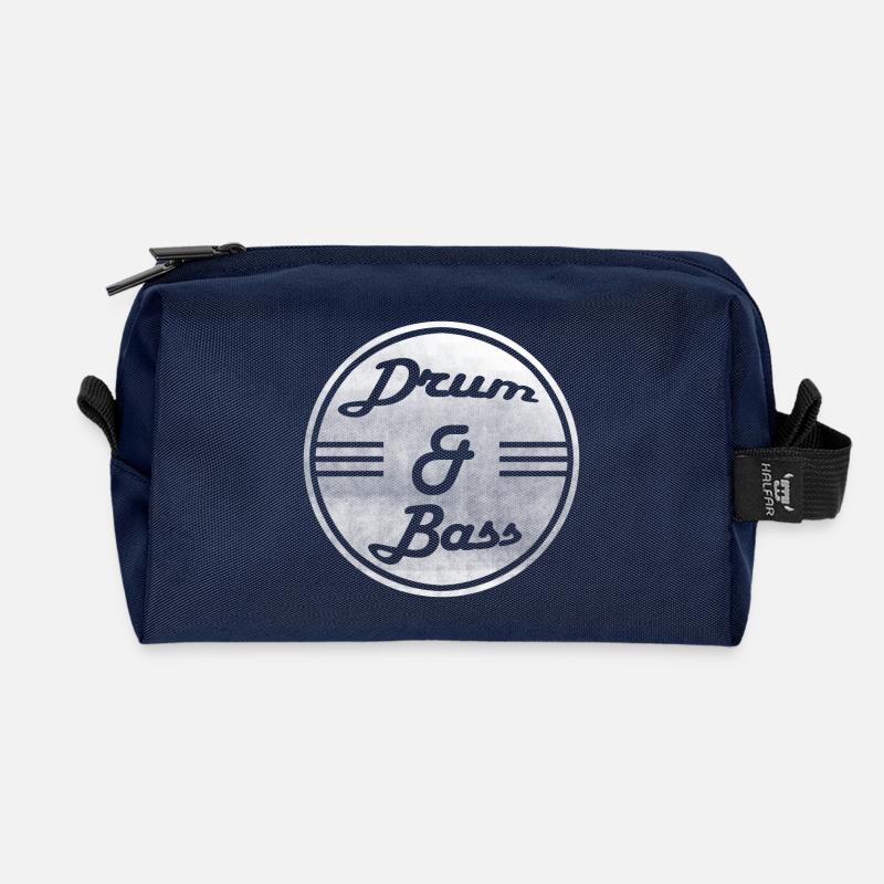 Drum & Bass - Recycelte Kulturtasche - Navy