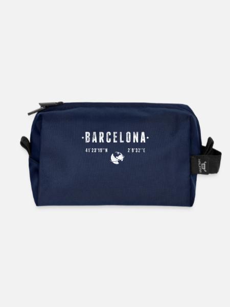 Barcelona - Recycelte Kulturtasche - Navy