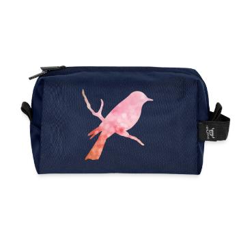 Ethno Travel Experience - Recycled Toiletry Zip Bag - navy - Front