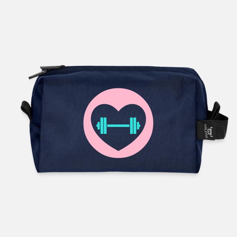 Workout - Recycelte Kulturtasche - Navy