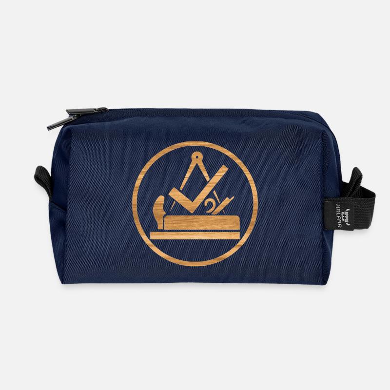 114009430 140746575 TISCHLER LOGO - Recycelte Kulturtasche - Navy