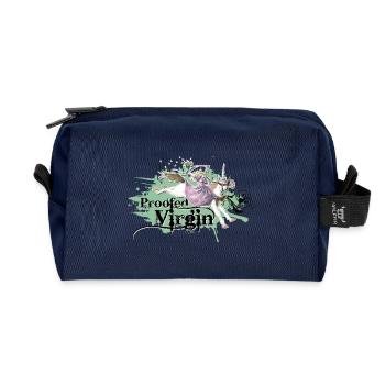 shirt de princesse licorne récolement vert vierge - Trousse de toilette en tissu recyclé - marine - Devant