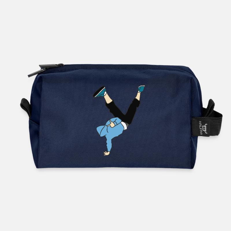Breakdancer / Hip Hop - Recycelte Kulturtasche - Navy