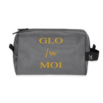Glow avec moi - Trousse de toilette en tissu recyclé - anthracite - Devant