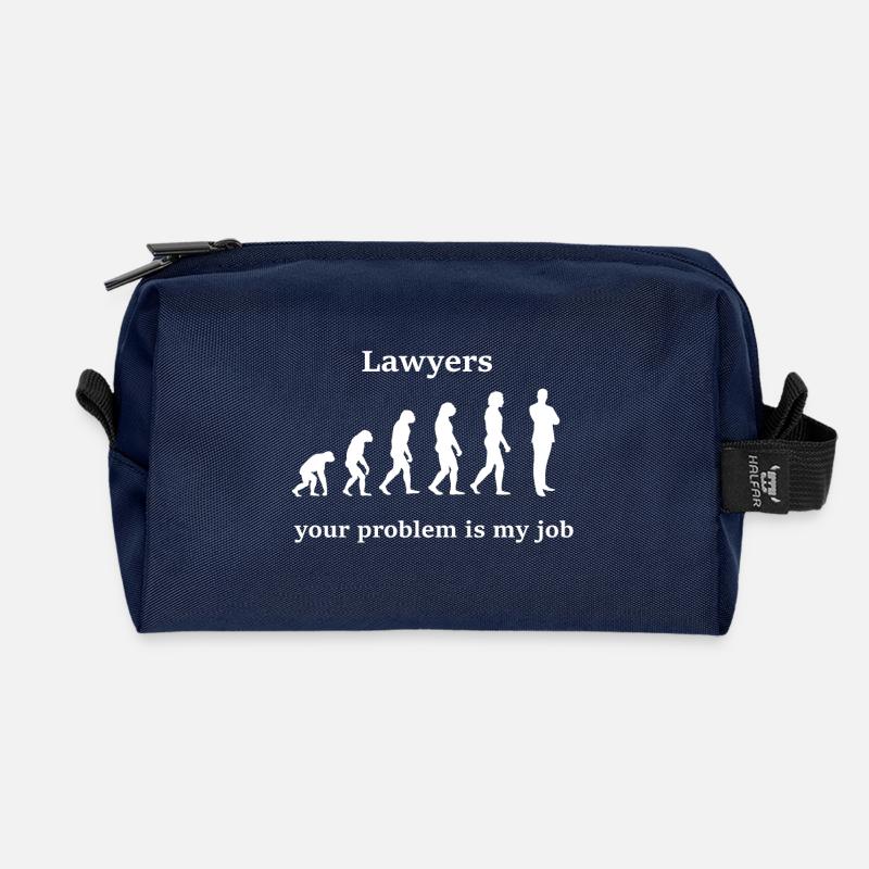 Anwälte - Recycelte Kulturtasche - Navy