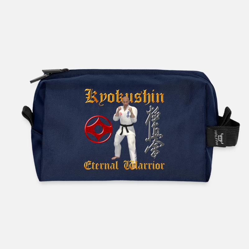 Kyokushin Krieger - Recycelte Kulturtasche - Navy