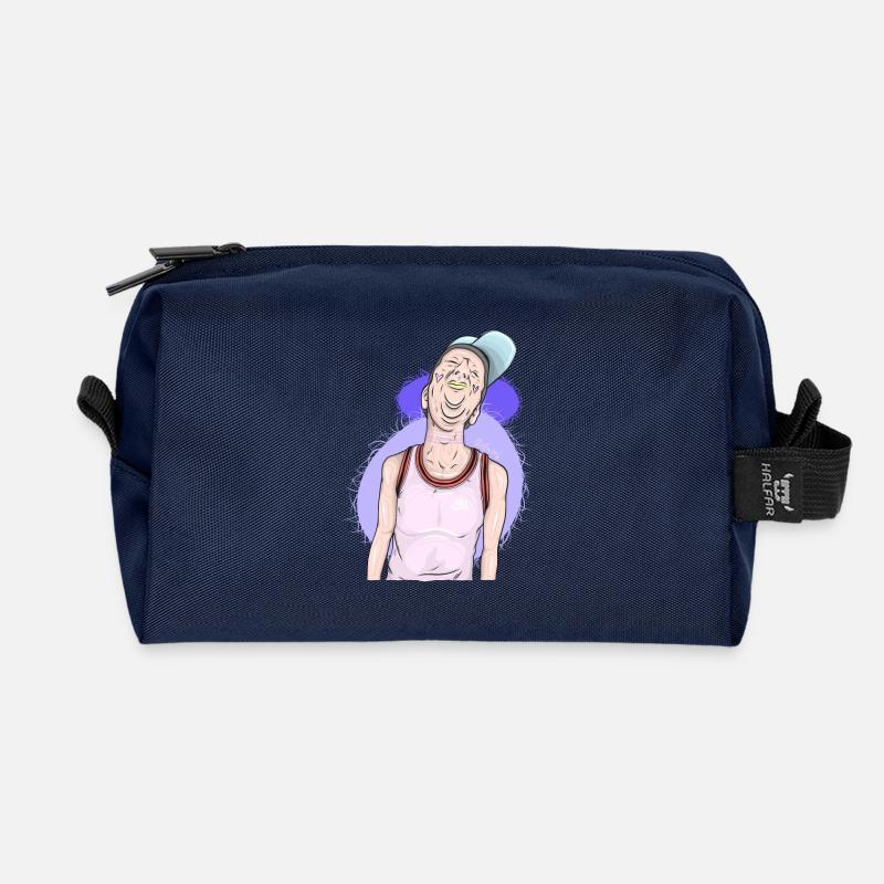 Cooles Kind - Recycelte Kulturtasche - Navy