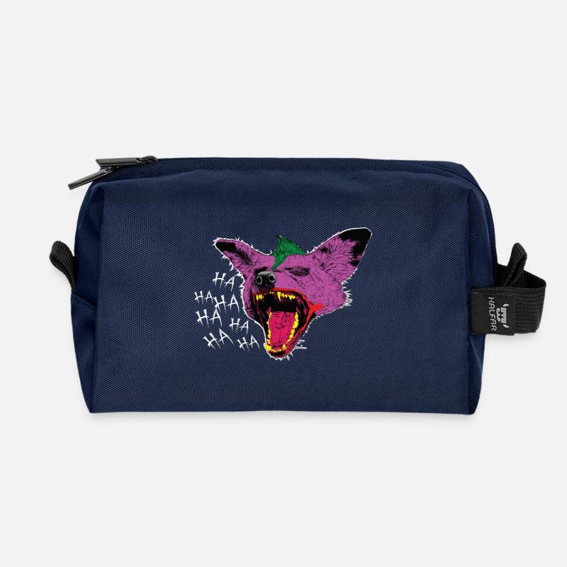 Hyänen - Hyäne - Recycelte Kulturtasche - Navy