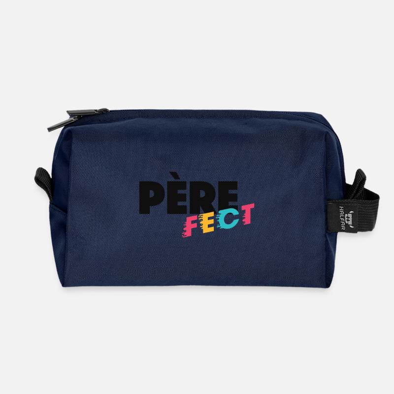 FATHER - Recycled Toiletry Zip Bag - navy