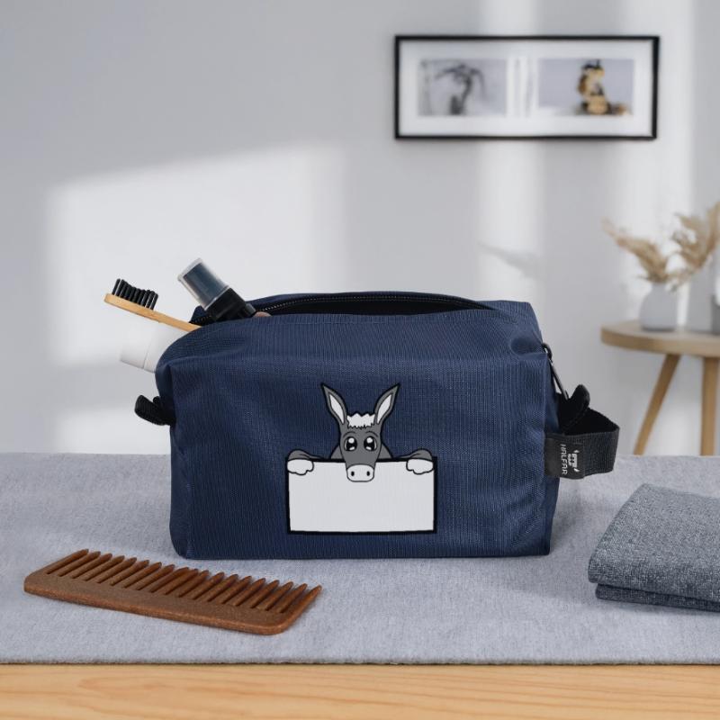 sign wall wall half text field surface write Recycled Toiletry Zip Bag