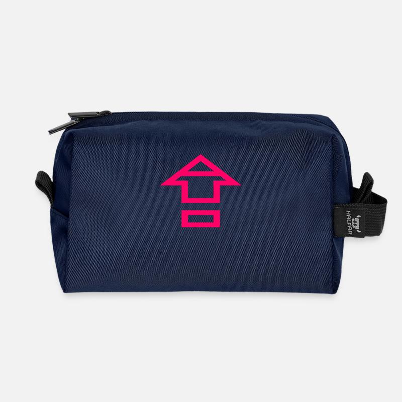 Pfeil - Recycelte Kulturtasche - Navy