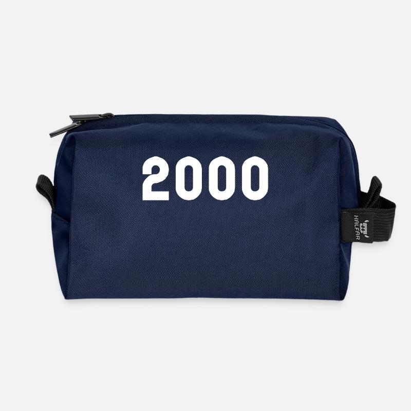Jahrgang 2000 - Recycelte Kulturtasche - Navy