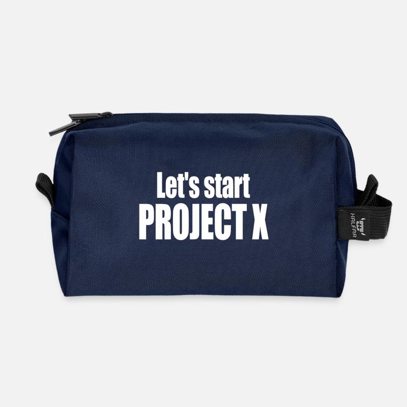 Projectxweiss - Recycelte Kulturtasche - Navy