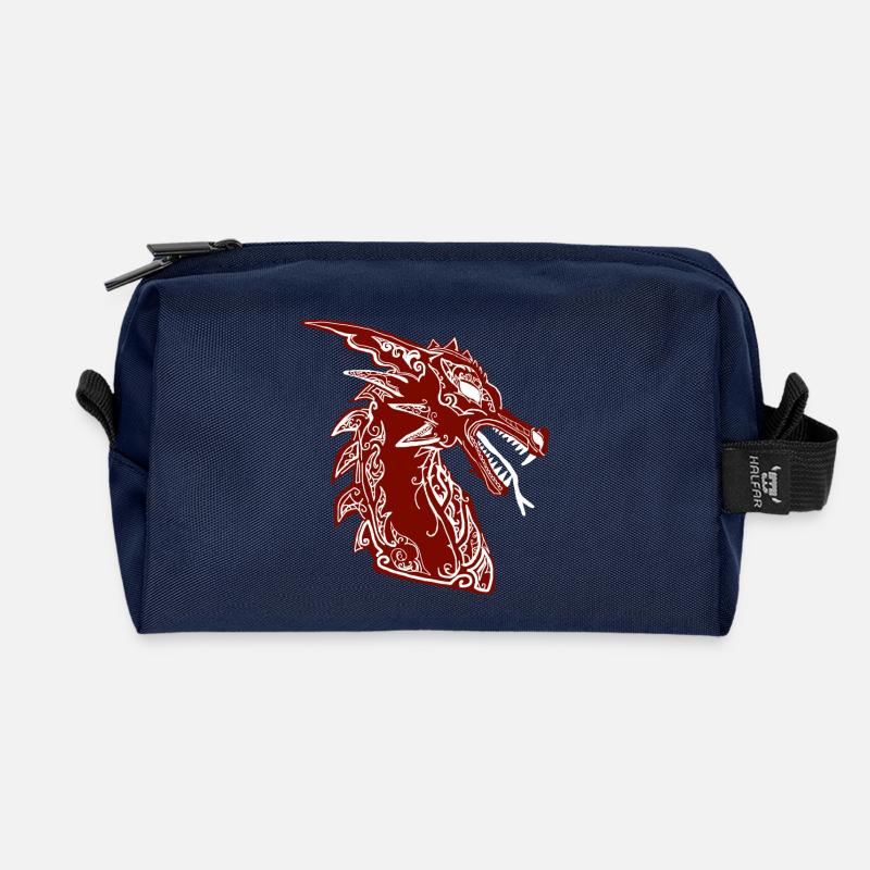 Drachen - Recycelte Kulturtasche - Navy