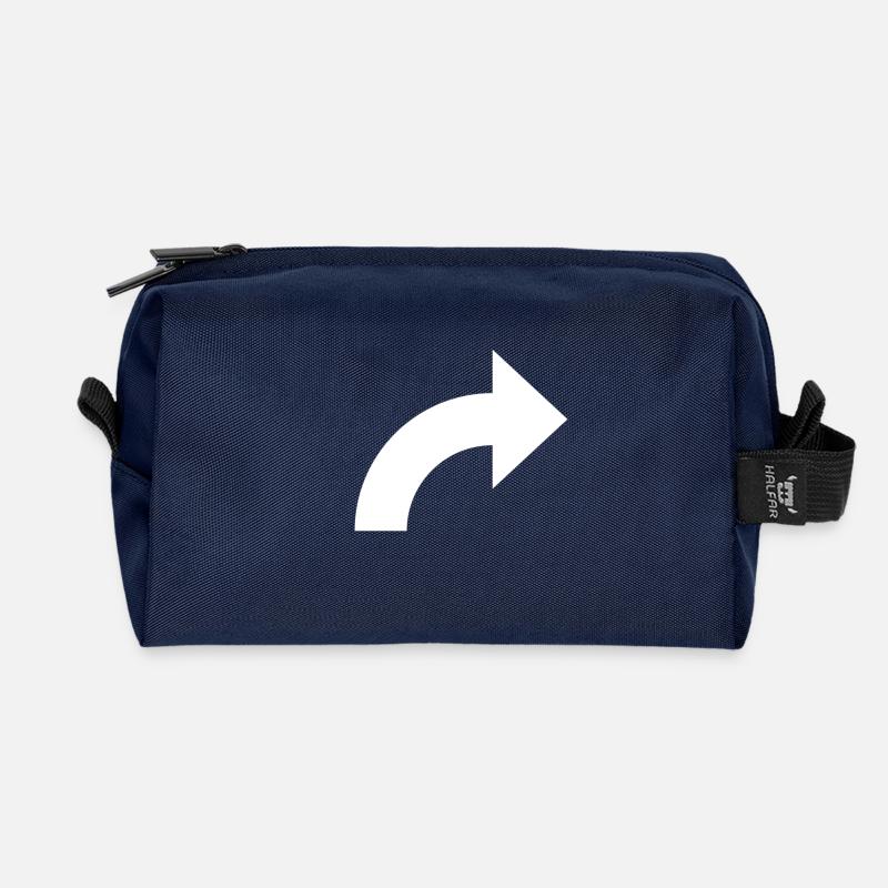 Pfeil - Recycelte Kulturtasche - Navy