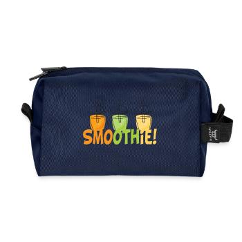 smoothie - Recycled Toiletry Zip Bag - navy - Front