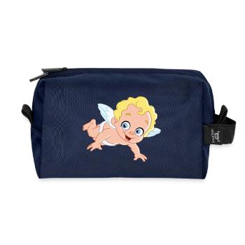 Angel - Recycled Toiletry Zip Bag - navy - Front