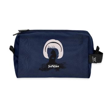 Kühle Abenteuer von Sabrina - Recycelte Kulturtasche - Navy - Vorne