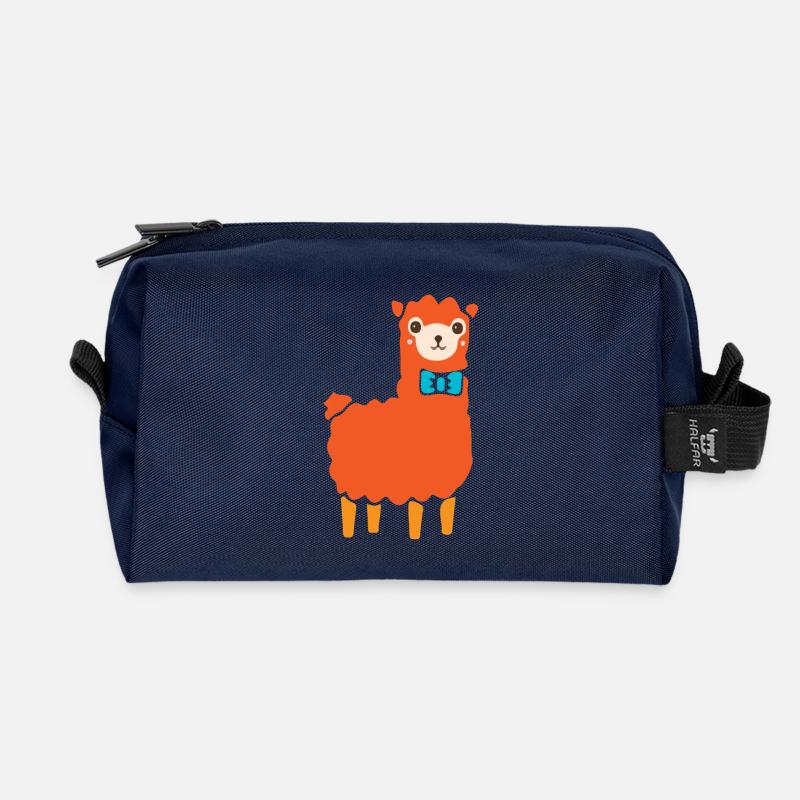Alpaca - Recycled Toiletry Zip Bag - navy