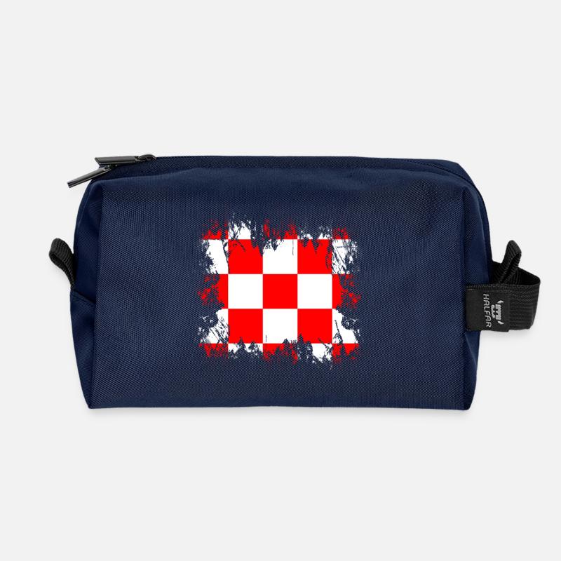 Kroatien Kroatien - Recycelte Kulturtasche - Navy