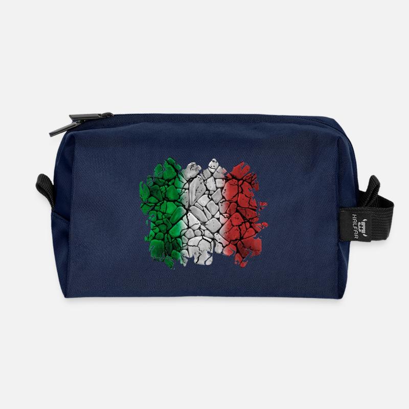 Italien - Italien - Recycelte Kulturtasche - Navy