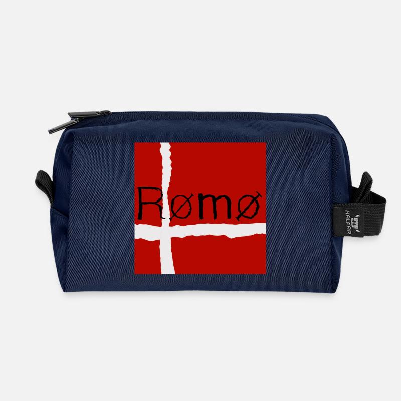 Rømø Kreuz Nordic Design - Recycelte Kulturtasche - Navy