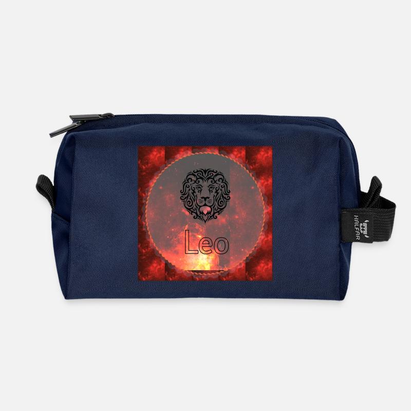 leo - Recycled Toiletry Zip Bag - navy