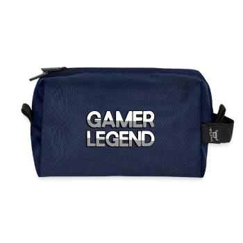 GAMER LEGEND - Gaming - Recycled Toiletry Zip Bag - navy - Front