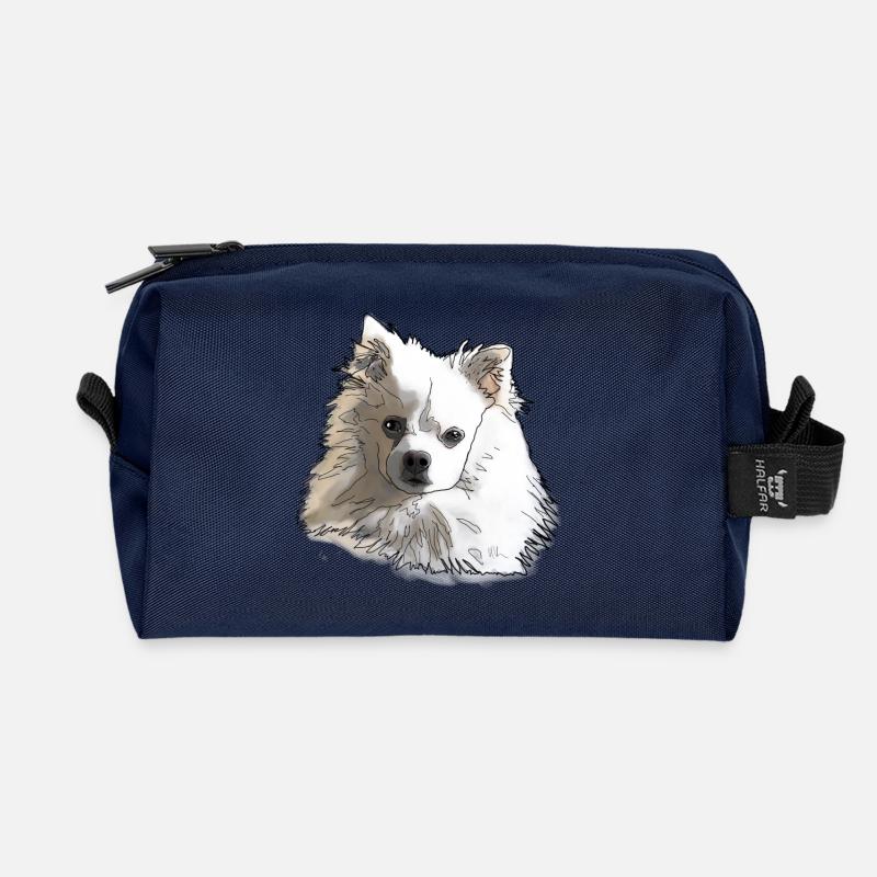 Sharp - Recycled Toiletry Zip Bag - navy