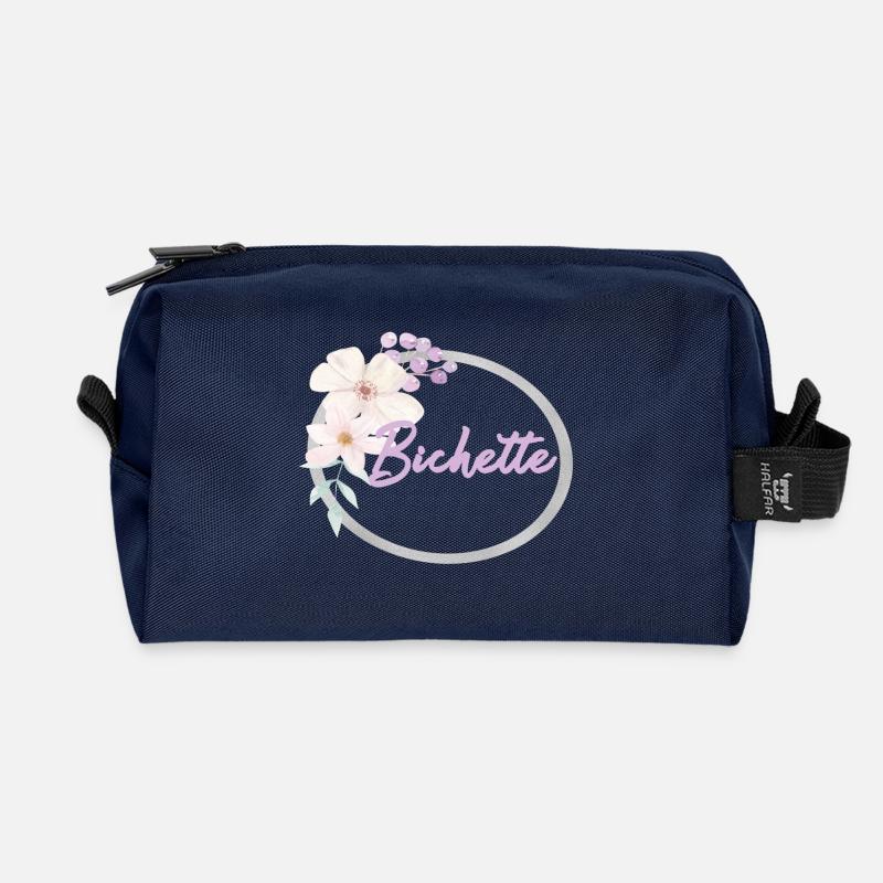 Bichette - Trousse de toilette en tissu recyclé - marine