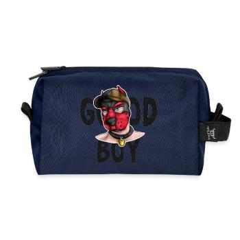 GoodBoyRed - Recycled Toiletry Zip Bag - navy - Front