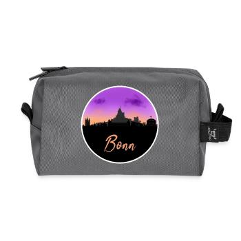 Bonn Fine Skyline - Trousse de toilette en tissu recyclé - anthracite - Devant