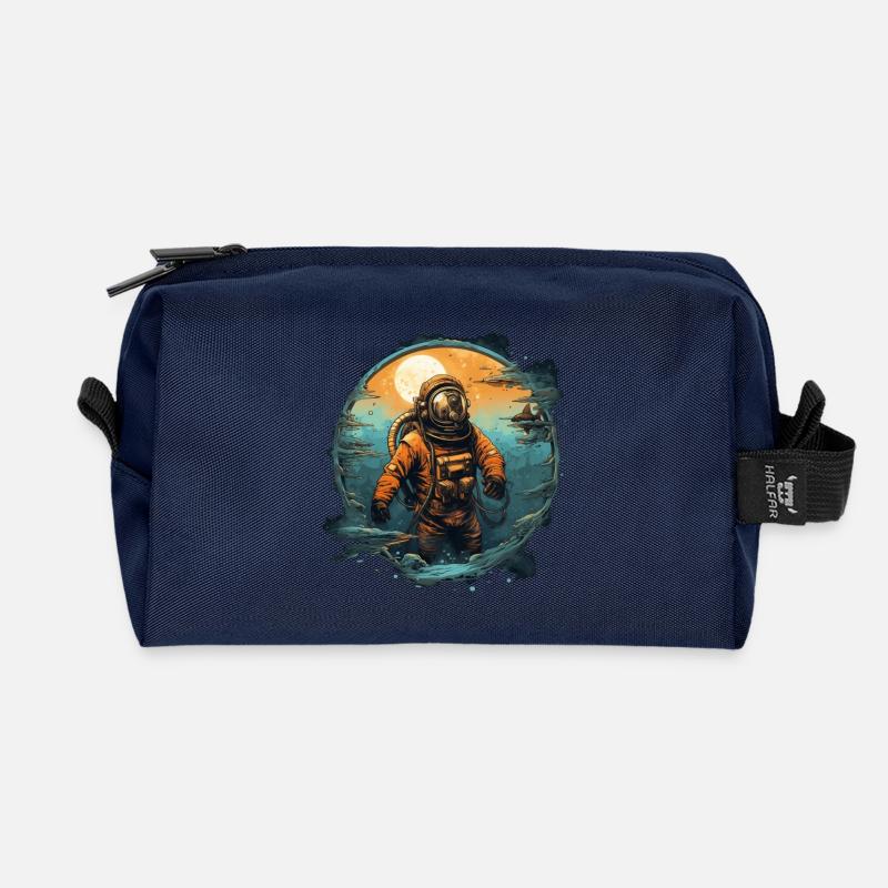 Taucher - Recycelte Kulturtasche - Navy