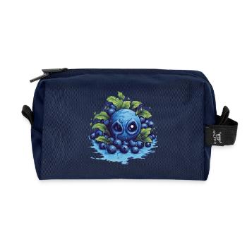 Blaubeere - Recycelte Kulturtasche - Navy - Vorne