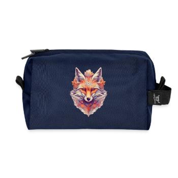 Fuchs - Recycelte Kulturtasche - Navy - Vorne