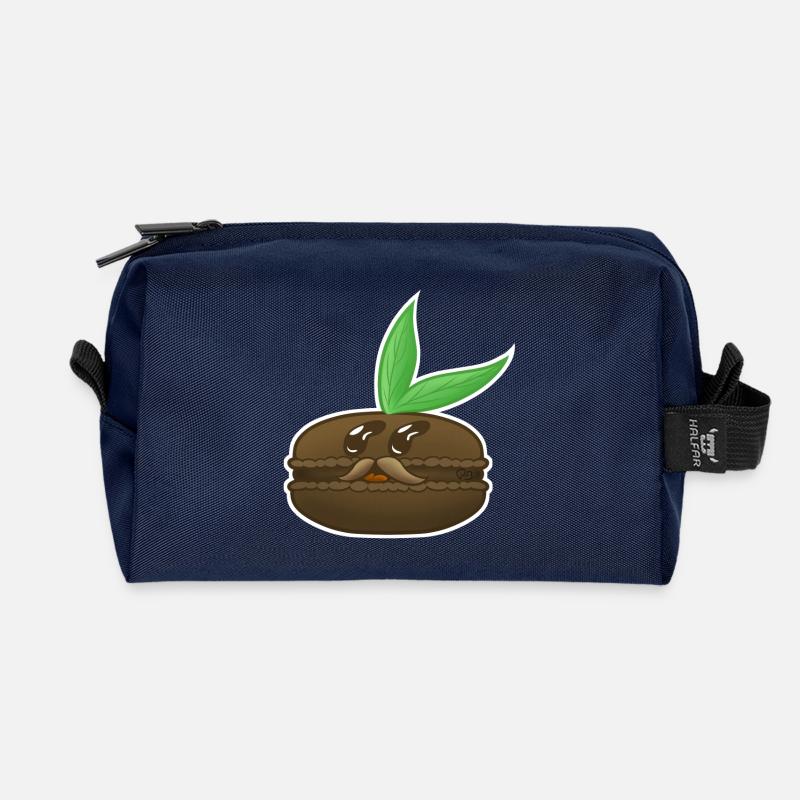 MacaronPousse ! - Trousse de toilette en tissu recyclé - marine