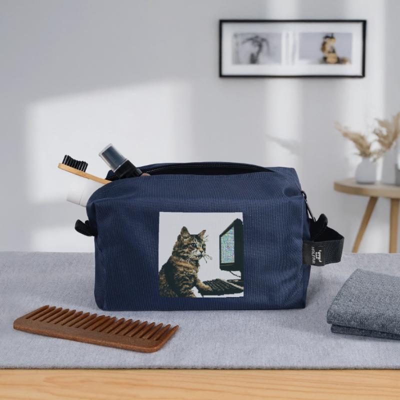 Pixelhackercat Recycelte Kulturtasche