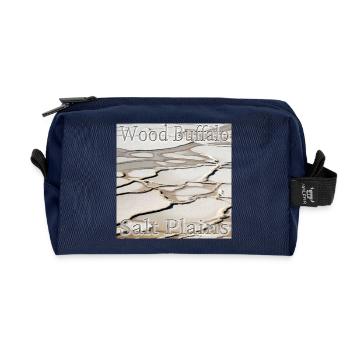 Salzwüsten im Wood Buffalo Nationalpark - Recycelte Kulturtasche - Navy - Vorne
