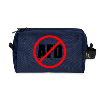 Afd - Recycelte Kulturtasche - Navy - Vorne