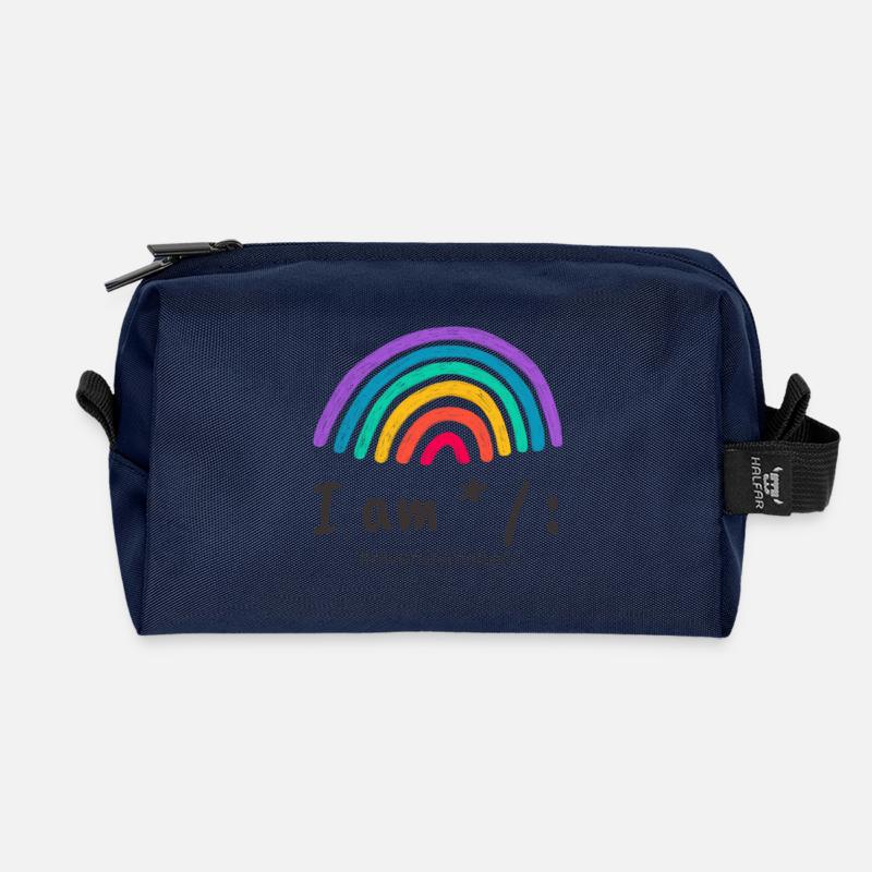 I am * / : #diversitymatters - Recycelte Kulturtasche - Navy